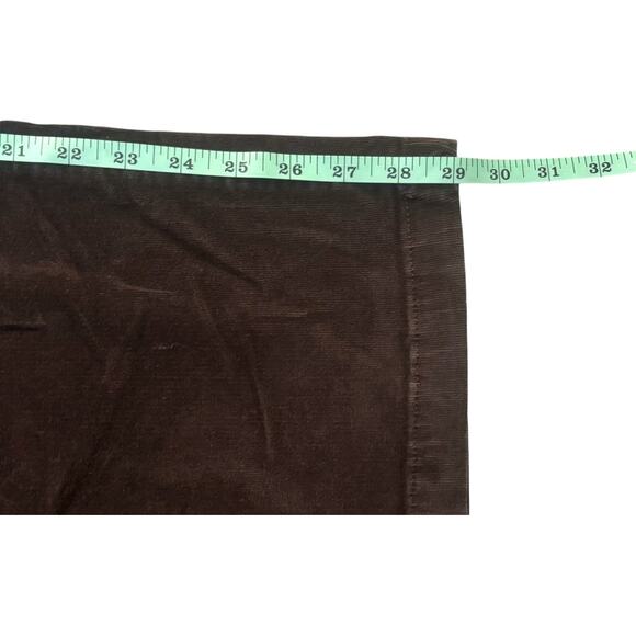 Vintage Croft & Barrow Brown Faux Suede Straight Leg Jeans Womens Size 16S - Picture 5 of 6